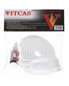 Cuerdas de Sellado para Estufas  Blanca +Pegamento (KIT) - VITCAS