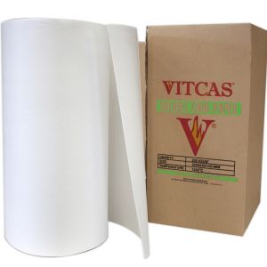 Papel de fibra cerámica aislante Bio 1200 °C · por metro