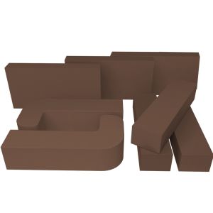 Ladrillos refractarios marrones VITCAS