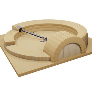 Kit completo para horno de pizza de leña exterior