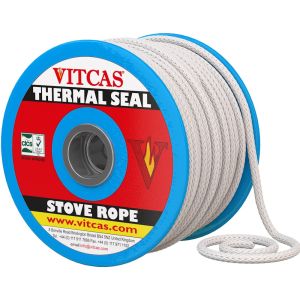 Cuerda térmica blanca firme de fibra de vidrio
