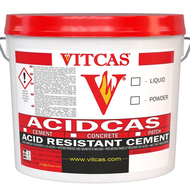 Acidcas-Mortero resistente a los ácidos 