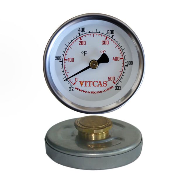 Termometro de puerta para horno pizza/pan 0°C – 500°C
