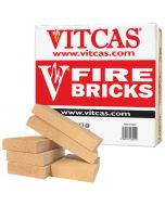 VITCAS 6 Ladrillos refractario de repuesto  caja para estufas & chimeneas