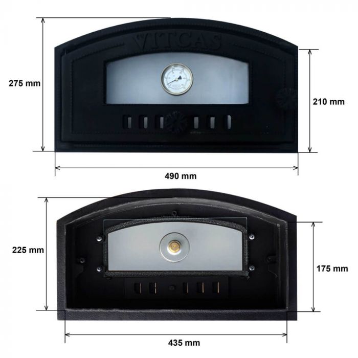 manilla de puerta para horno de pizza L 140mm | horecatiger