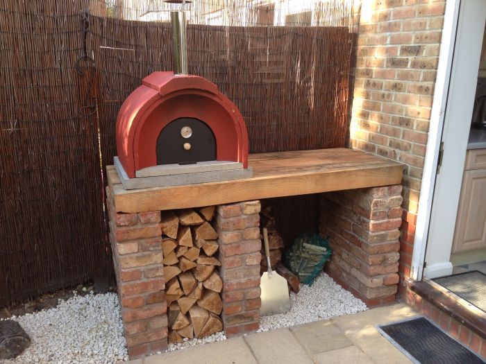 Horno leña exteriores pan y pizza-casa D | VITCAS