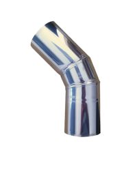 Codo de 45 grados de acero inoxidable para chimenea