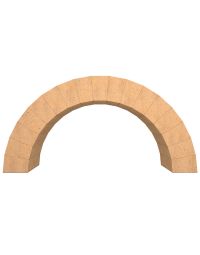 Conjunto de 17 ladrillos refractarios en arco VITCAS