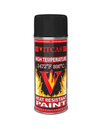 Pintura en spray negra resistente al calor 800 °C