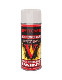 Pintura en spray crema / beige resistente al calor 800 °C