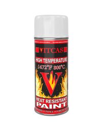 Pintura en spray blanca resistente al calor 800 °C