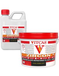 ZR – Compuesto refractario de circonio de fraguado rápido hasta 1750 °C