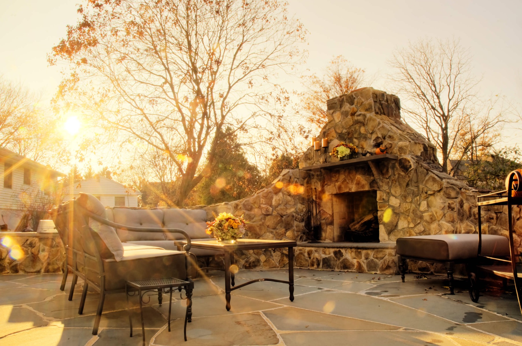 Chimenea de exterior